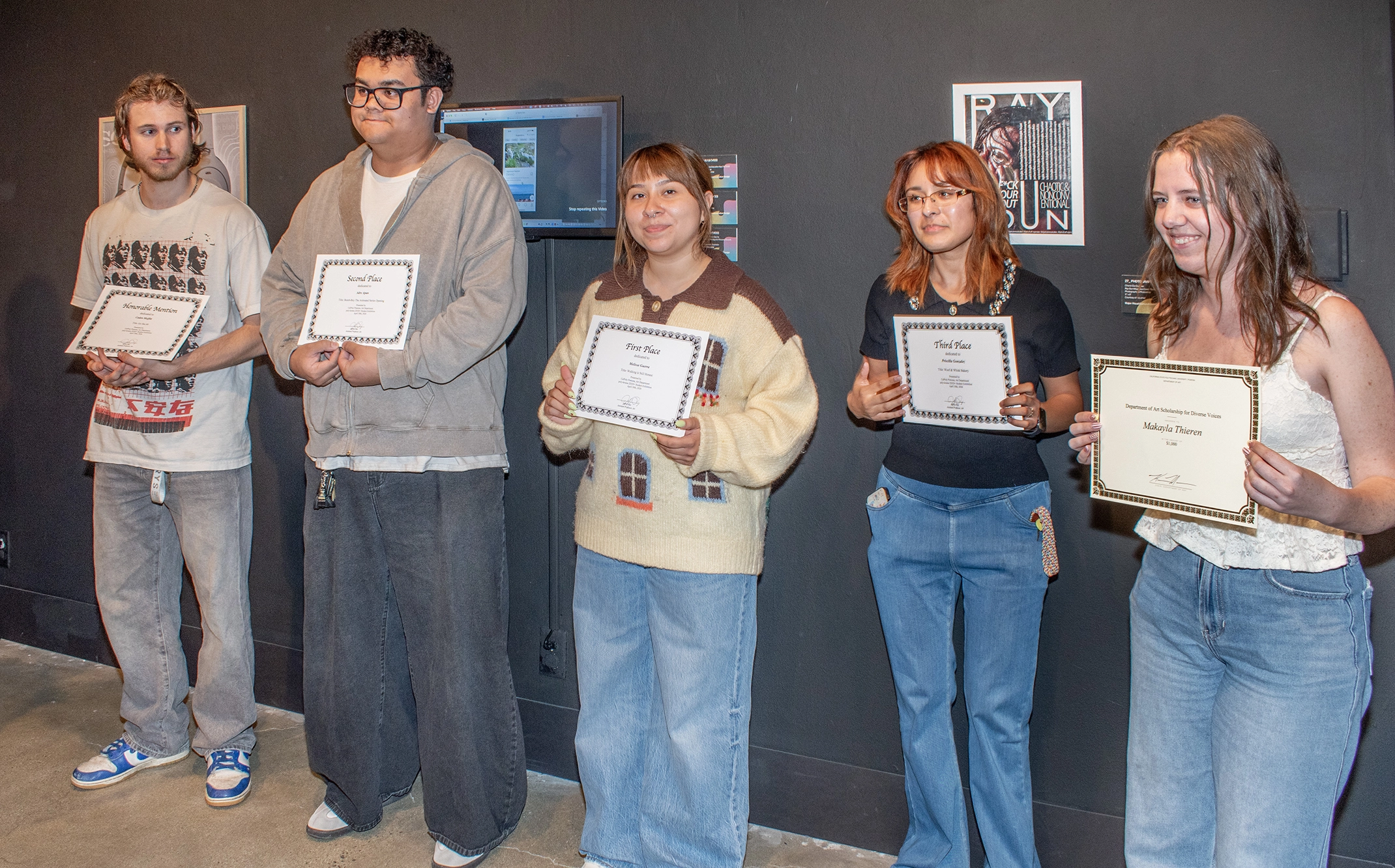 Reception photo of 2D+3D+ Awards.